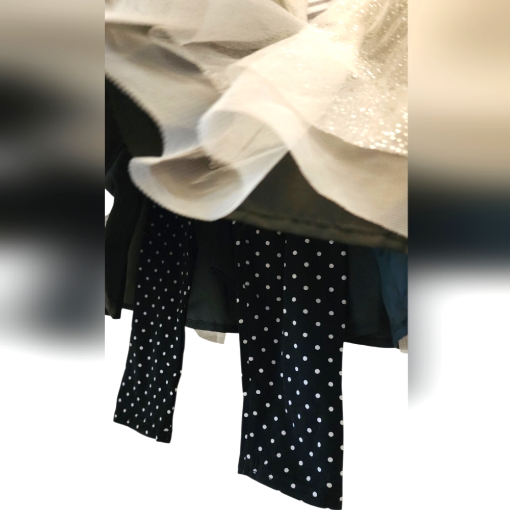 Girls Halloween Ghost 2 Pc Outfit - Picture 4 of 4